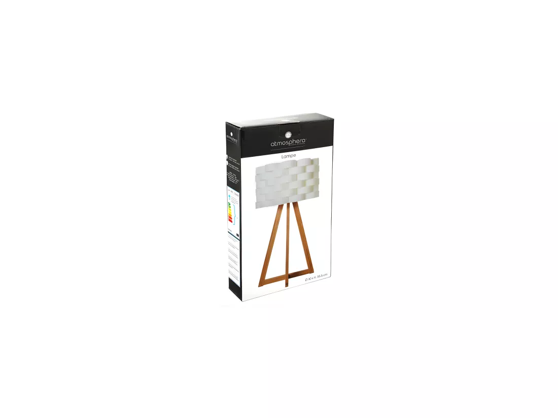 Lampe à poser en Bambou H 55 cm