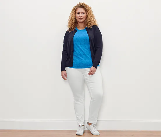 Colored Denim »Fit Emma«, cremeweiß