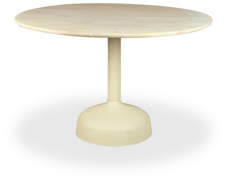 Eetkamertafel Gebroken Wit  Elba ⌀120  x H76 cm