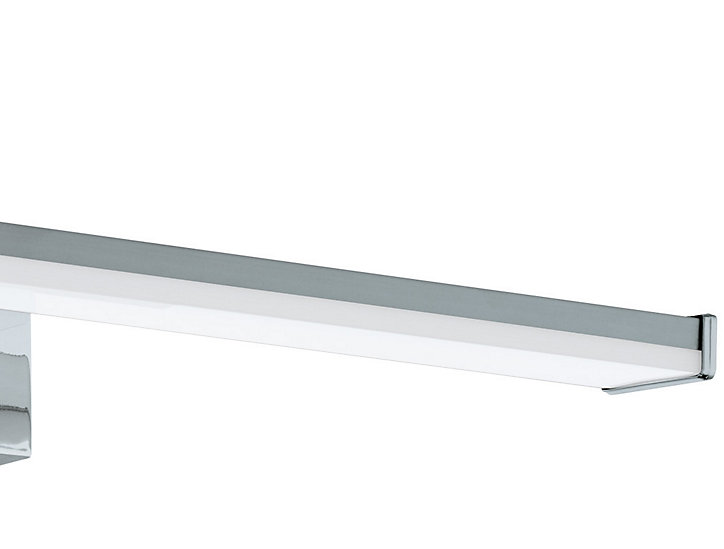 Applique murale de salle de bain LED intégrée 900lm IP44 11W blanc froid chromé
