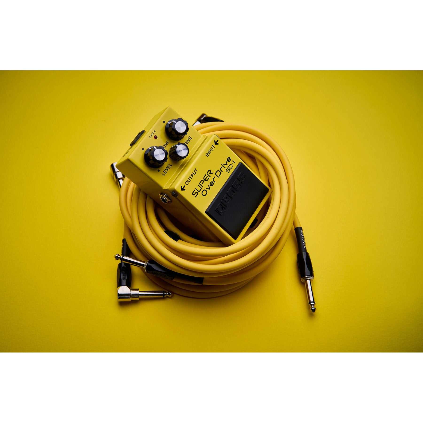 Boss BIC-10A Yellow instrumentkabel 3m recht-haaks