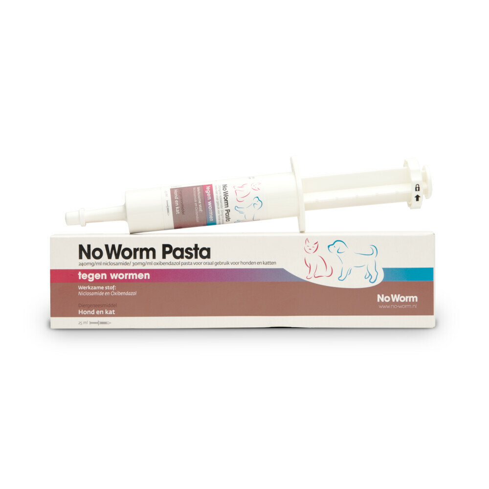No Worm Ontworming Pasta Hond - Kat25 ml