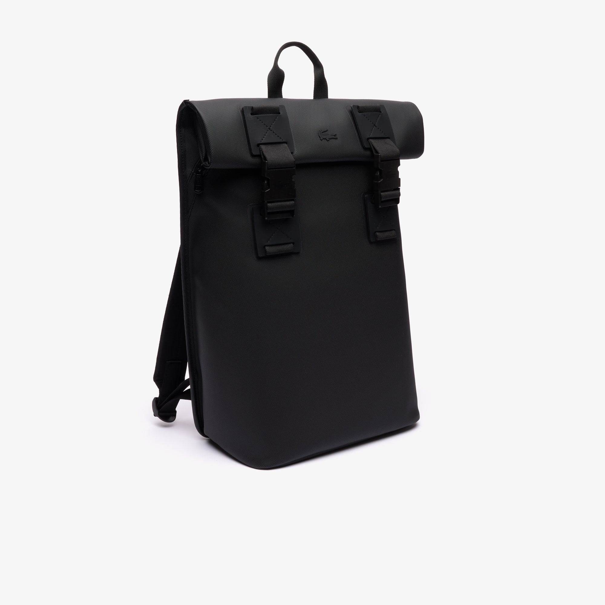 Sac à dos à roll-top avec poche ordinateur Sacs à dos - Noir - Lacoste - Homme