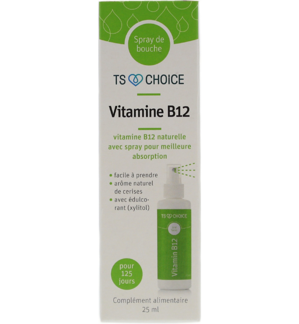 TS Choice Vitaminespray vitamine B12 bio (25 ml)