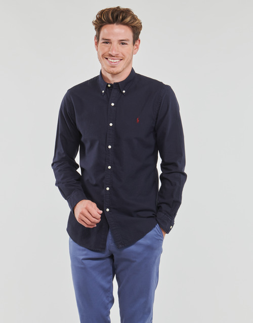 Polo Ralph Lauren - SL BD PPC SP-LONG SLEEVE-SPORT SHIRT Marino
