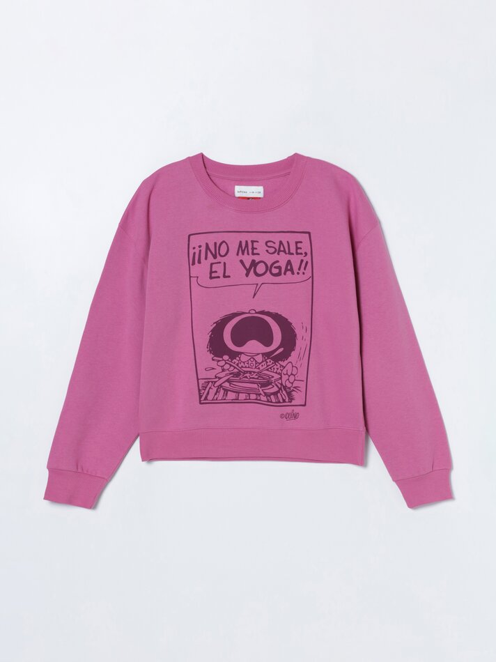 Moletom Mafalda - Rosa