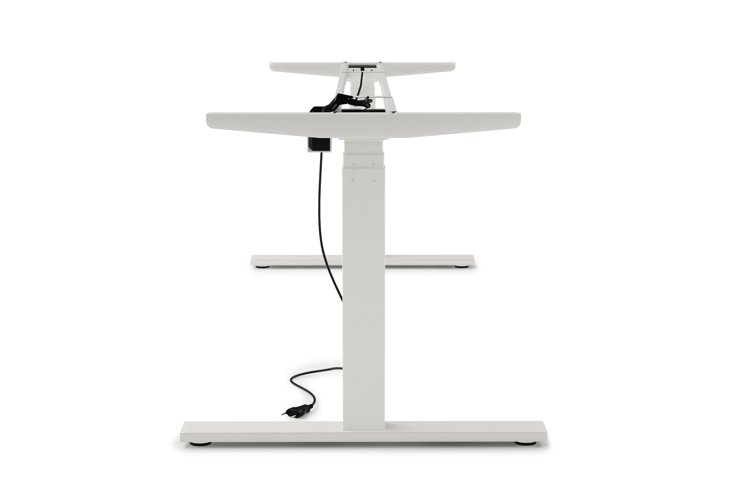 Tischgestell Stehpult elektrisch weiss 180 - 200 cm