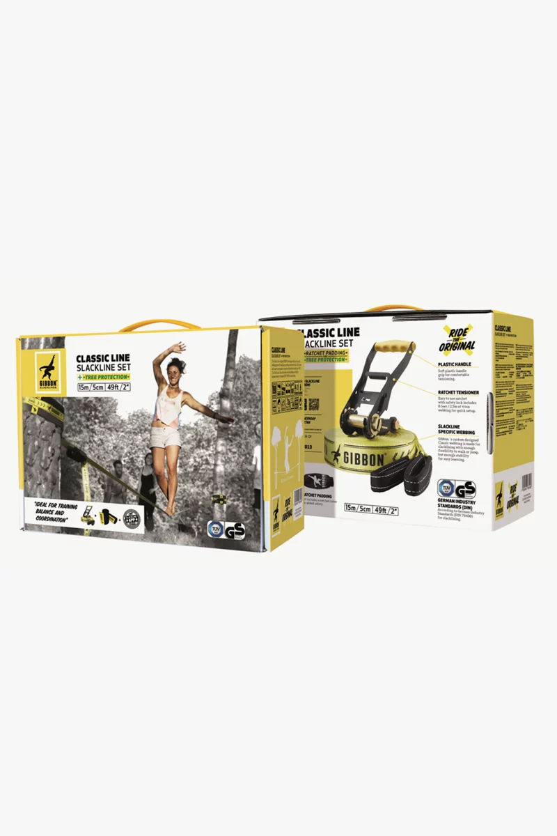 Gibbon Classicline Slackline + Baumschutz