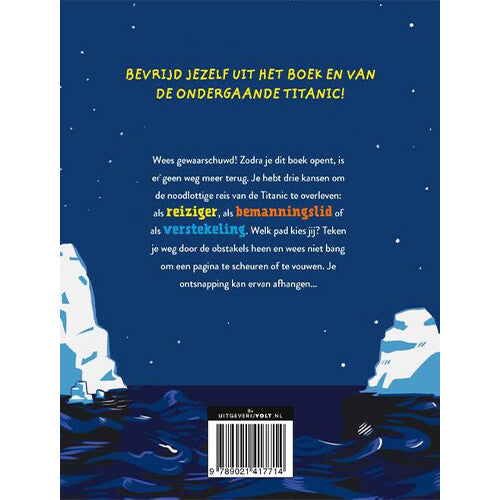 Uitgeverij volt ontsnap uit dit boek! titanic