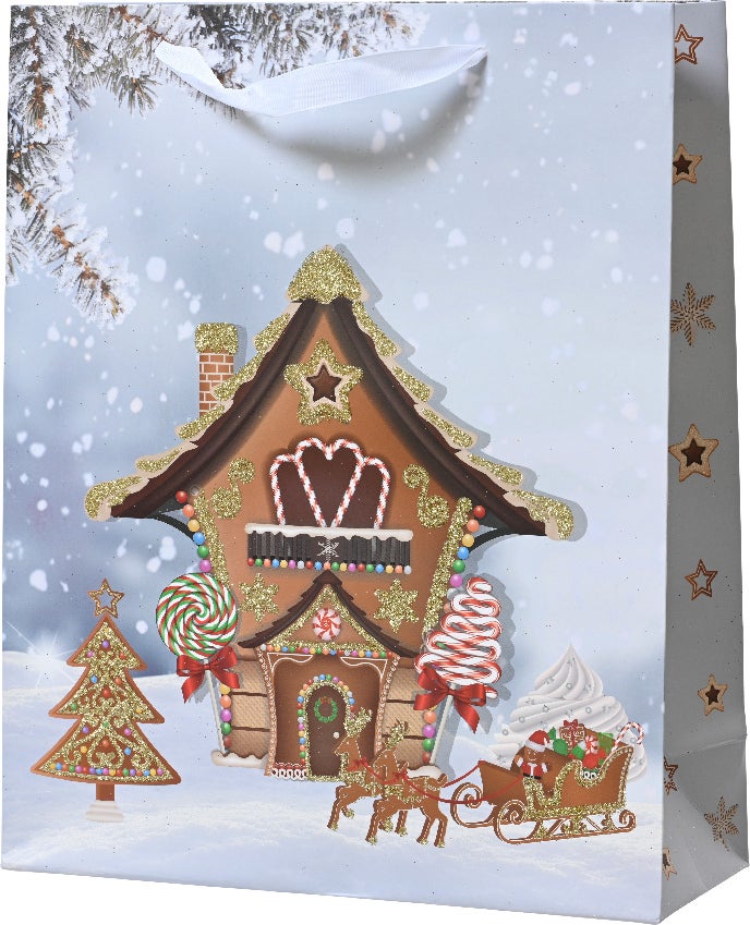 Decoris kadotas wit 8 x 18 x 24 cm