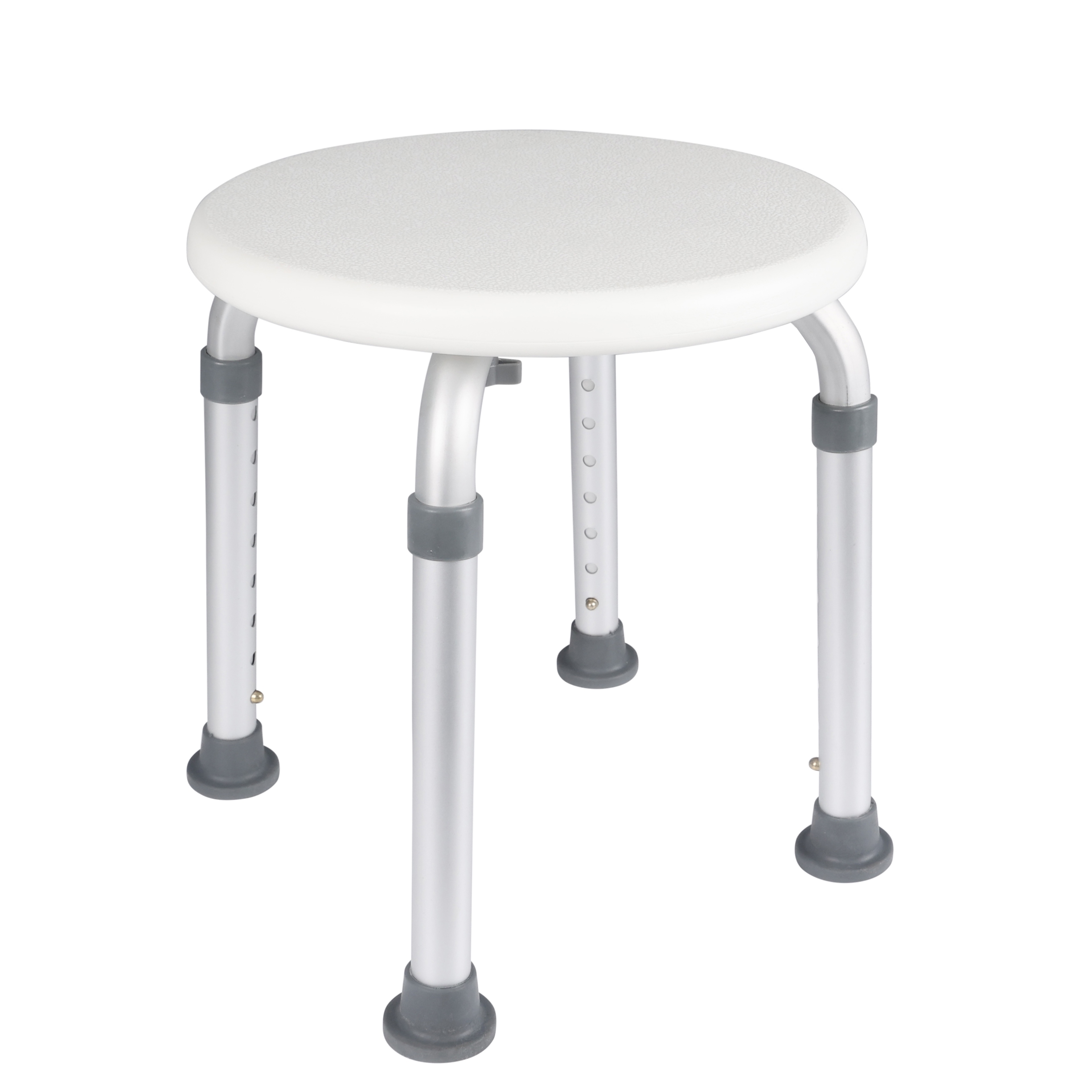 Duschhocker rund weiss