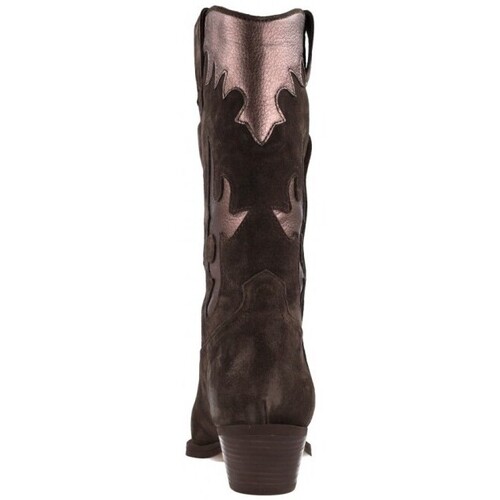 Alpe - Botas Camperas o Tejanas Mujer de Alpe Team 2088 Alpe Western Marrón