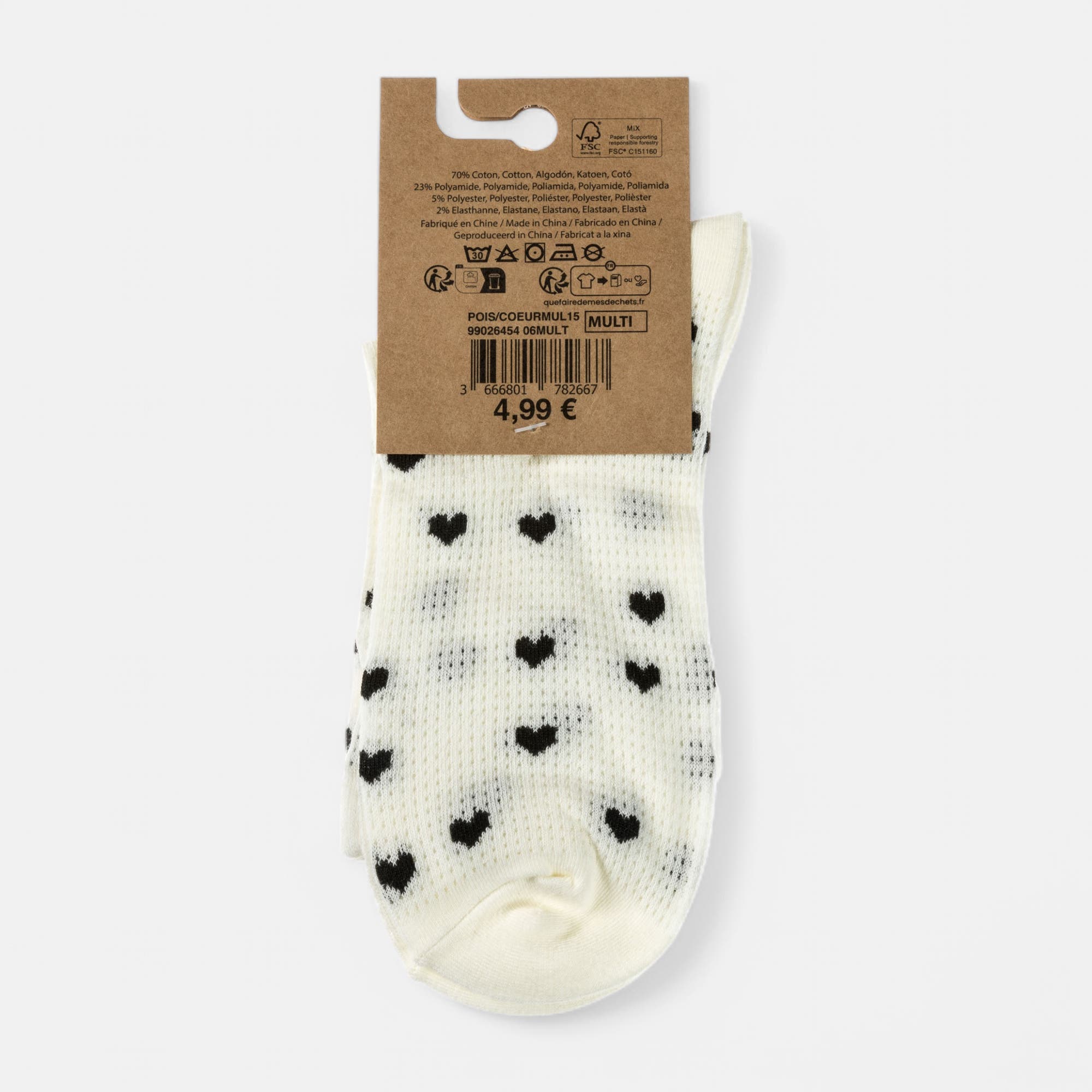 Chaussettes Femme multicolore