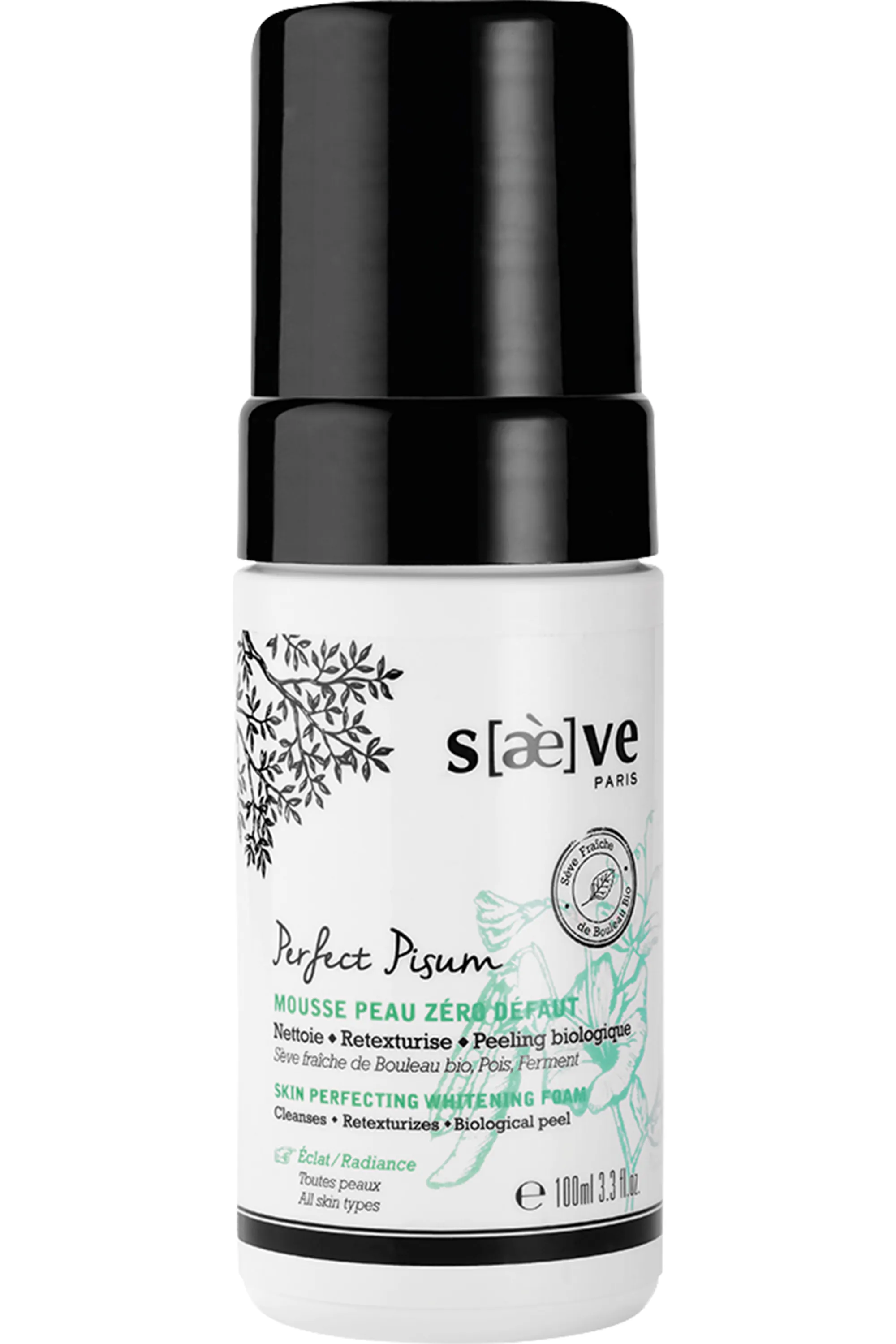 Saeve Mousse visage peau zéro défaut Perfect Pisum-100 ml