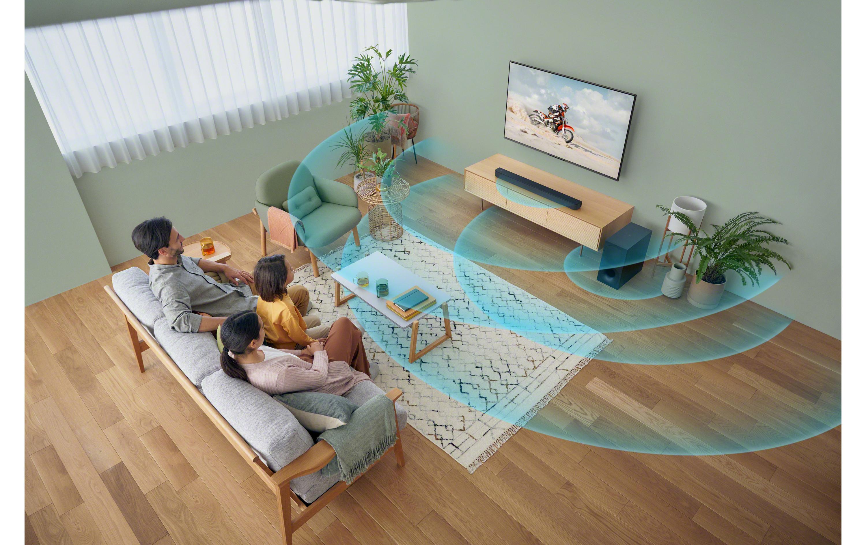 Soundbar HT-S400<br>Surroundbar mit sattem Surround Sound und klaren Dialogen