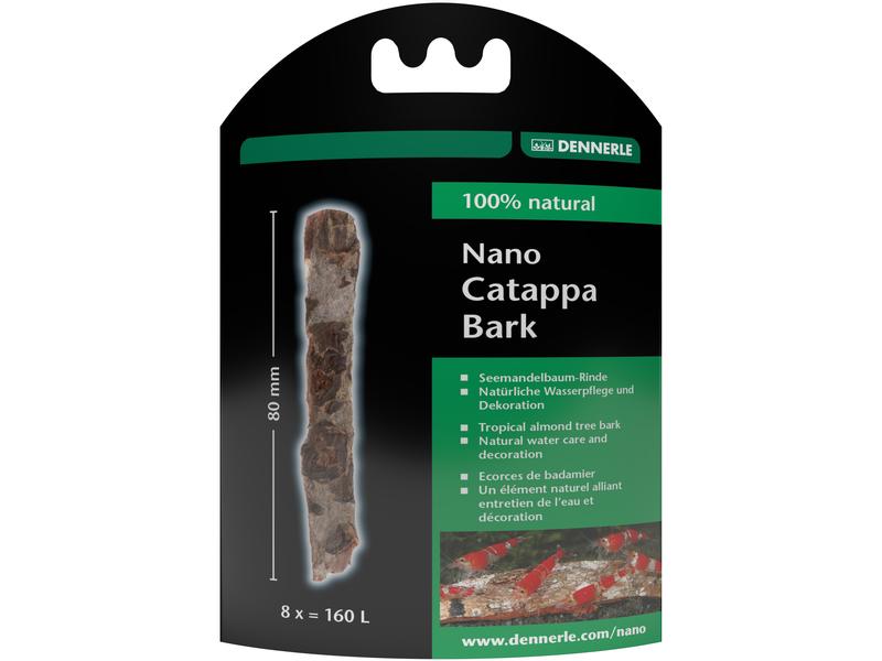 Dennerle Wasseraufbereiter Nano-Catappa-Rinden, 8 x = 160 l Meermandelrinde für Aquarien