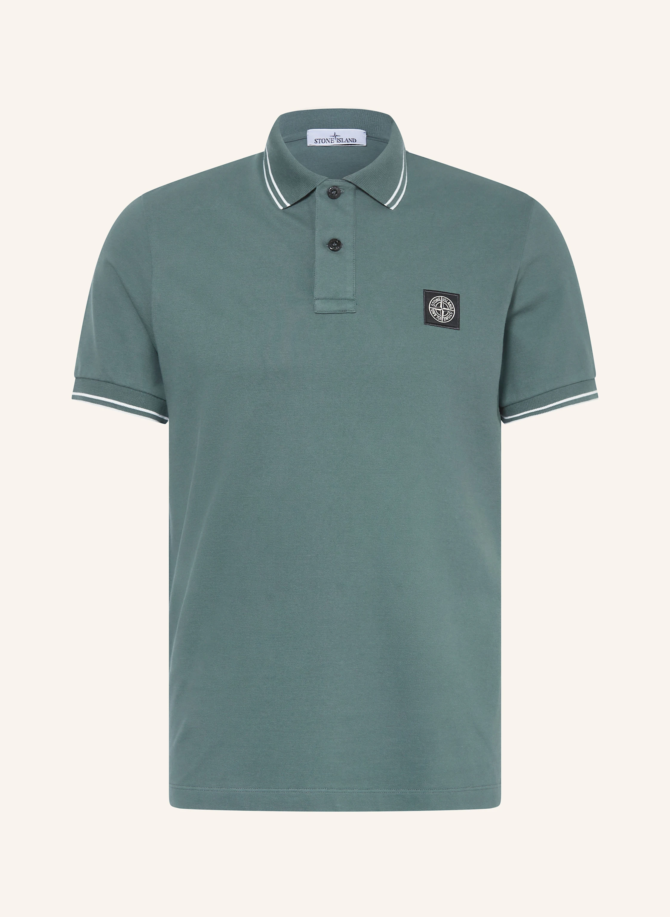 STONE ISLAND Piqué-Poloshirt Slim Fit