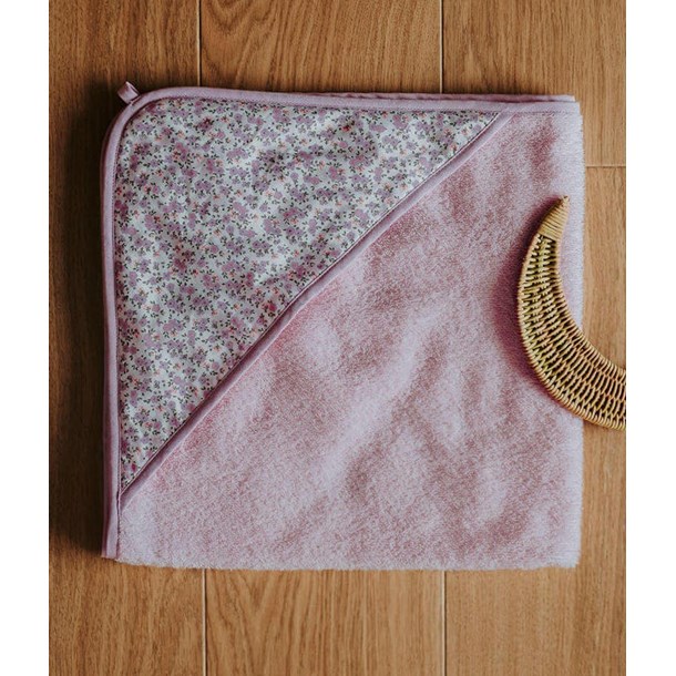 Cape de bain lilas