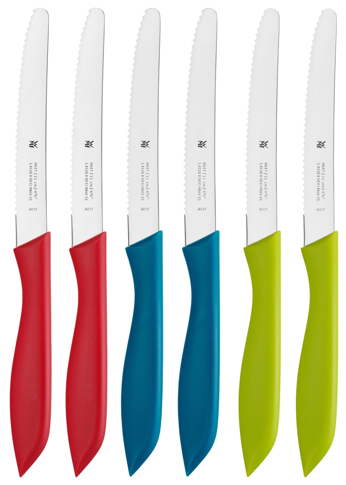 WMF Messerset 6-teilig mehrfarbig