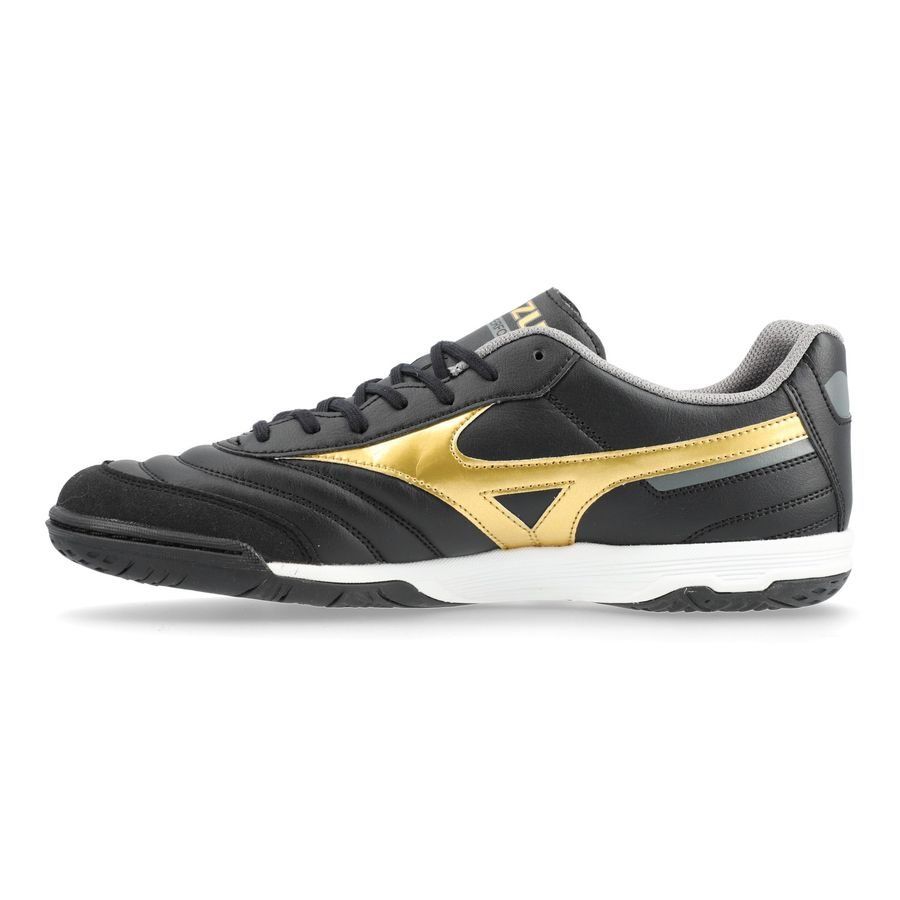 Mizuno Morelia Sala Classic IN Aurum - Noir/Doré/Gris