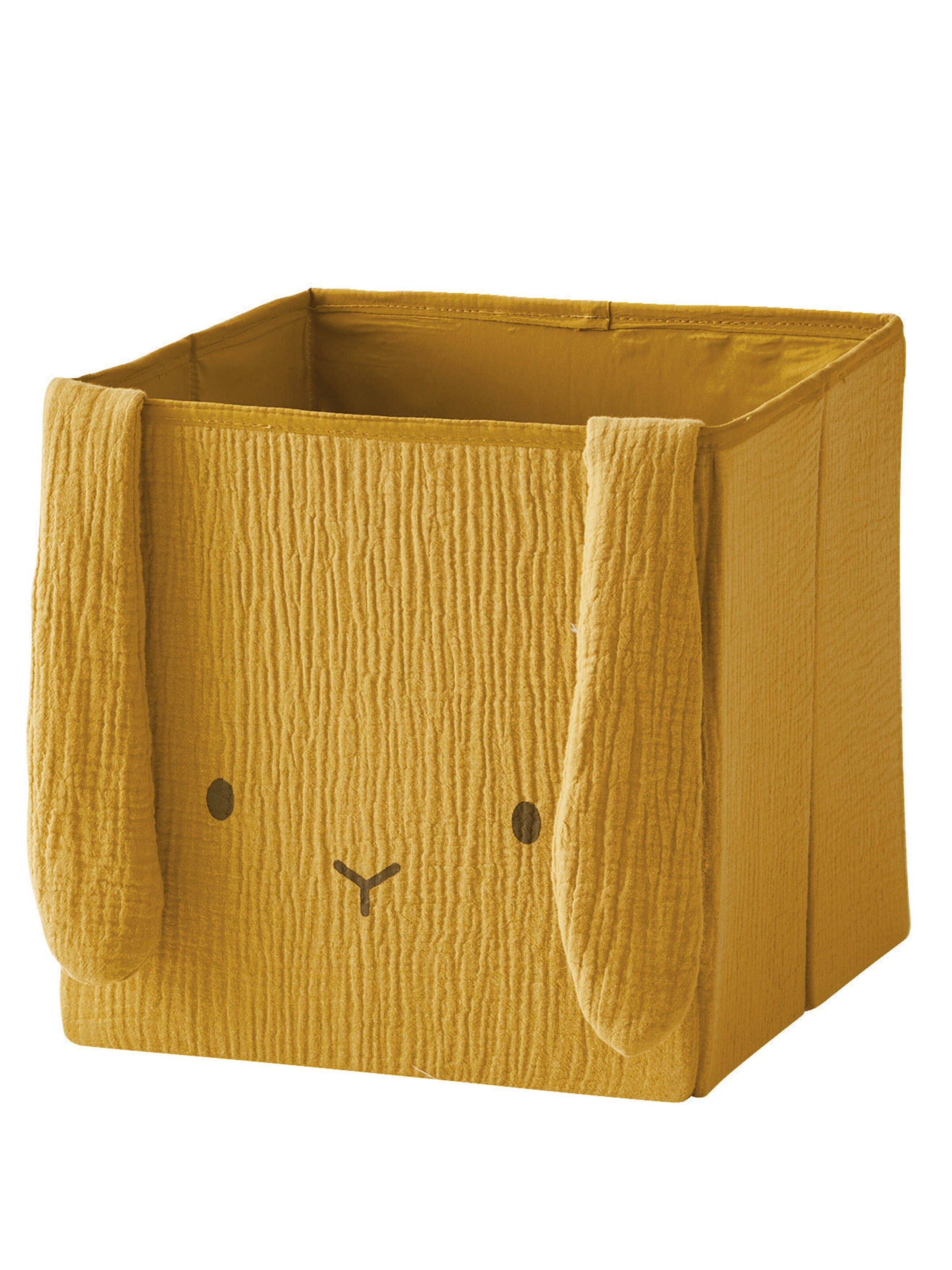 Vertbaudet 2er-Set Kinderzimmer Aufbewahrungsboxen pack gelb