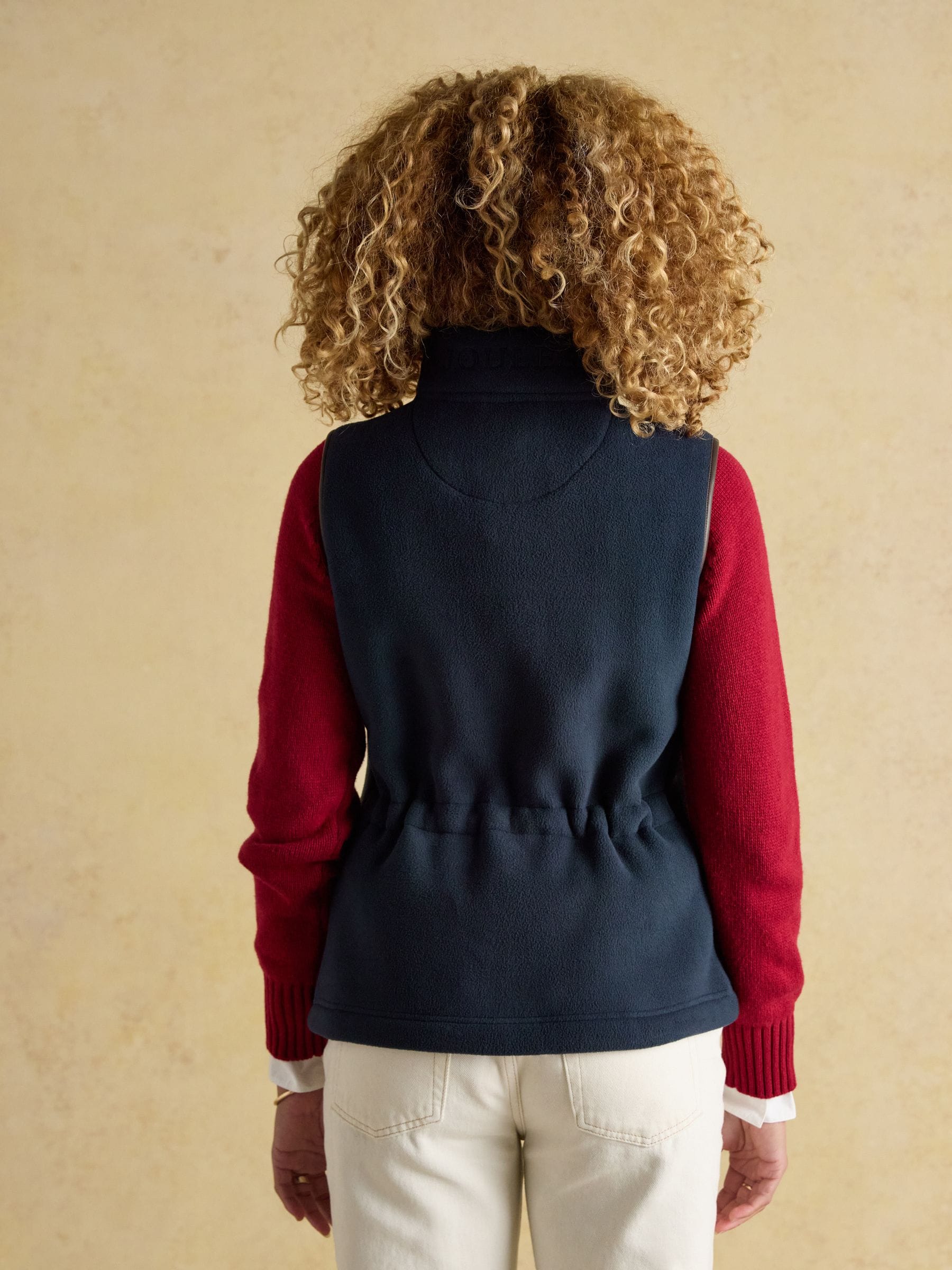 Donkerblauw - Joules Heritage fleece bodywarmer