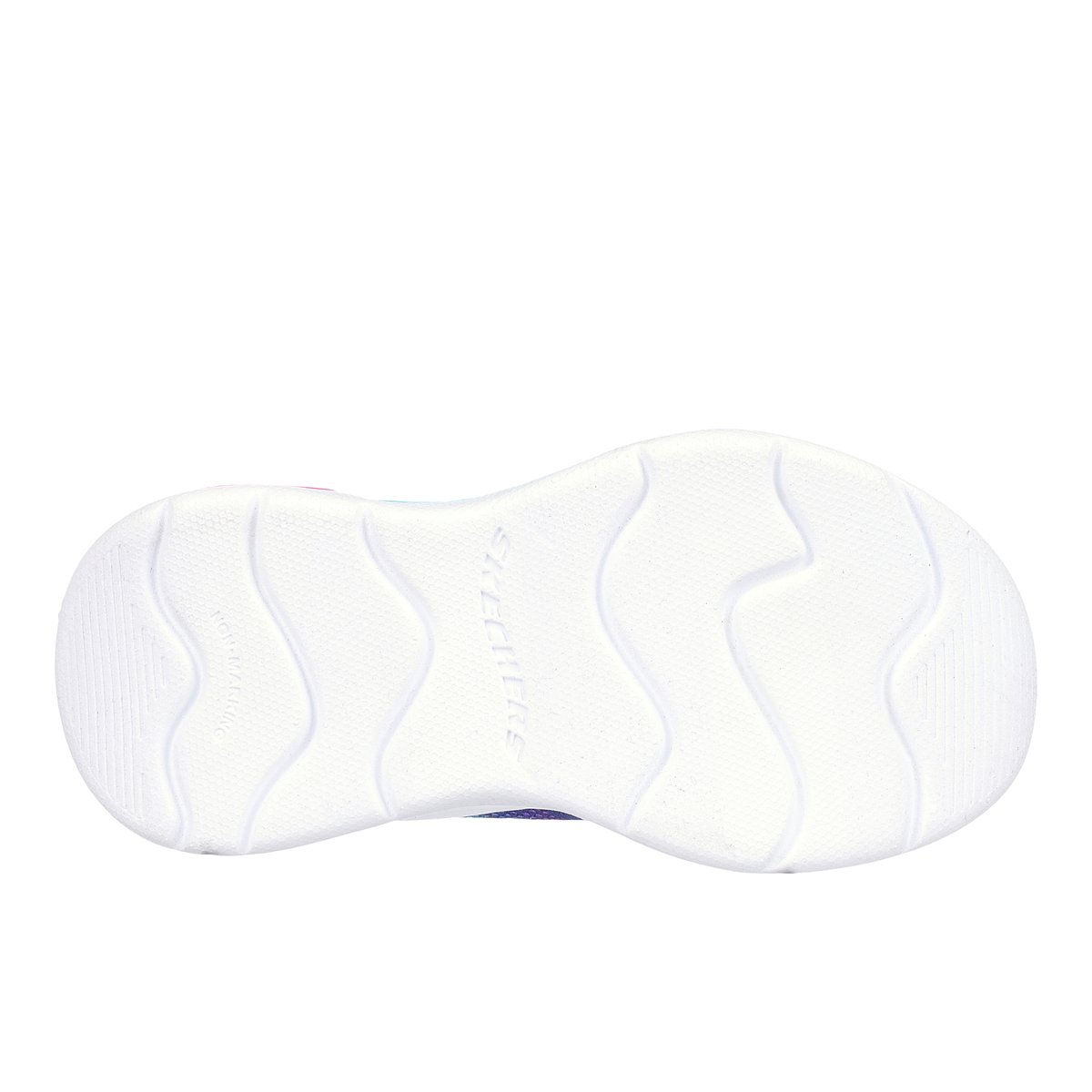 2X les points-Wavybeams-ig-Baskets - Talon plat - Marine Multi