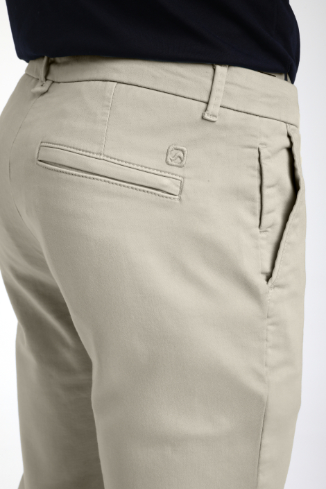 Gabbiano beige heren broek