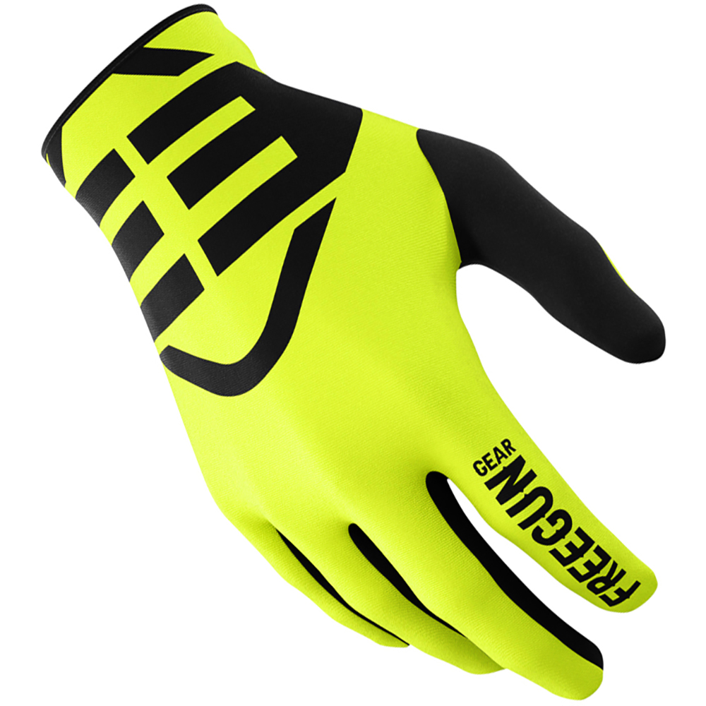 Freegun - Gants Devo Skin Jaune fluo