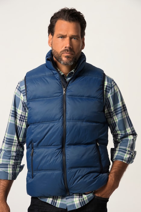 Steppweste, Outdoor, Stehkragen, Bauchfit, bis 8 XL