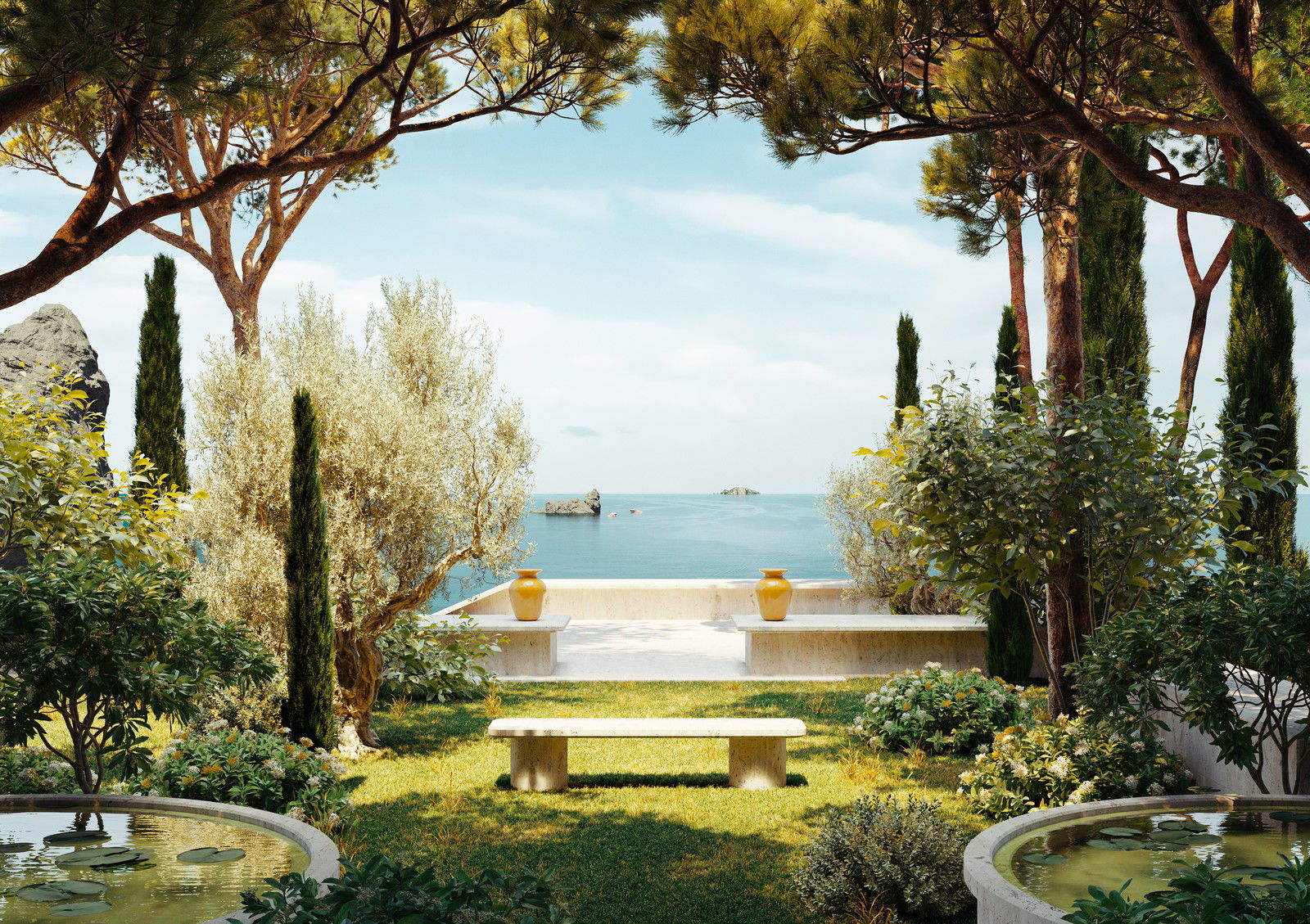 Terrace Ravello by Massimo Colonna - Limited Edition. Edition of: 150. Signed.