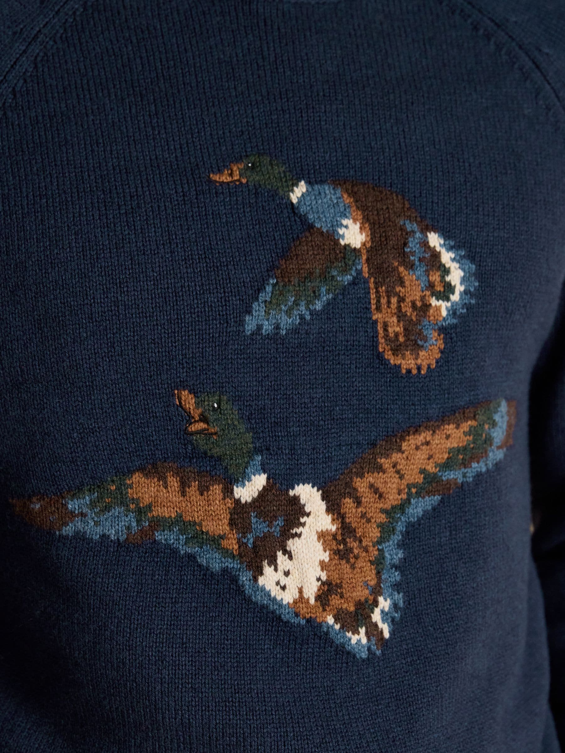 Joules Duck Intarsia Crew Neck Jumper