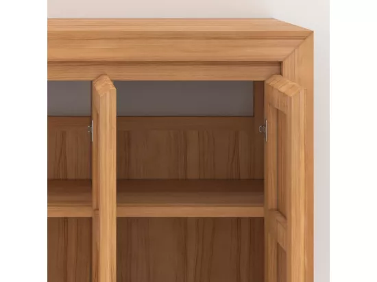 Meuble de salle de bain en bois de teck 120 cm - Pernelle