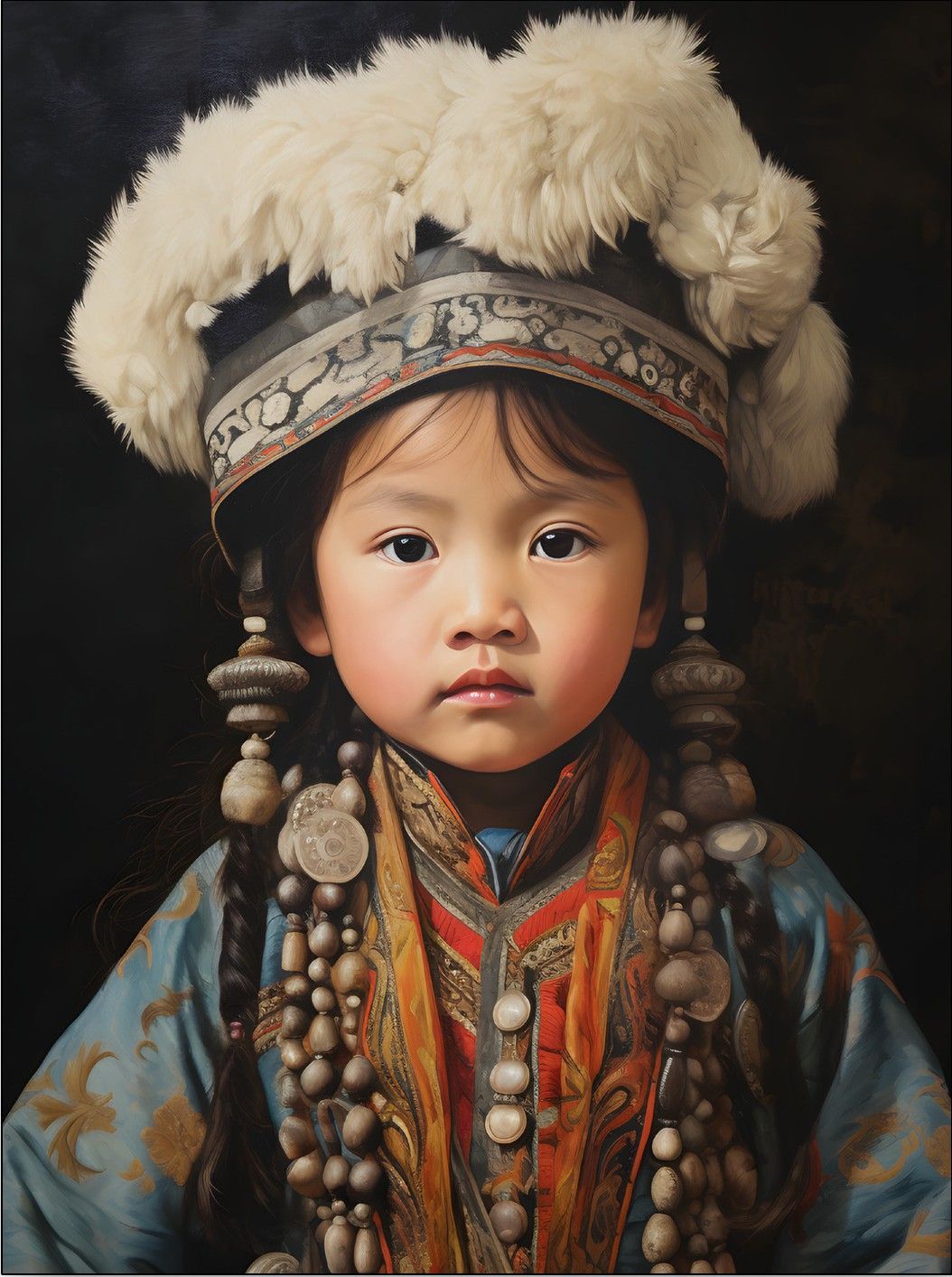 Wandkleed Traditional Child