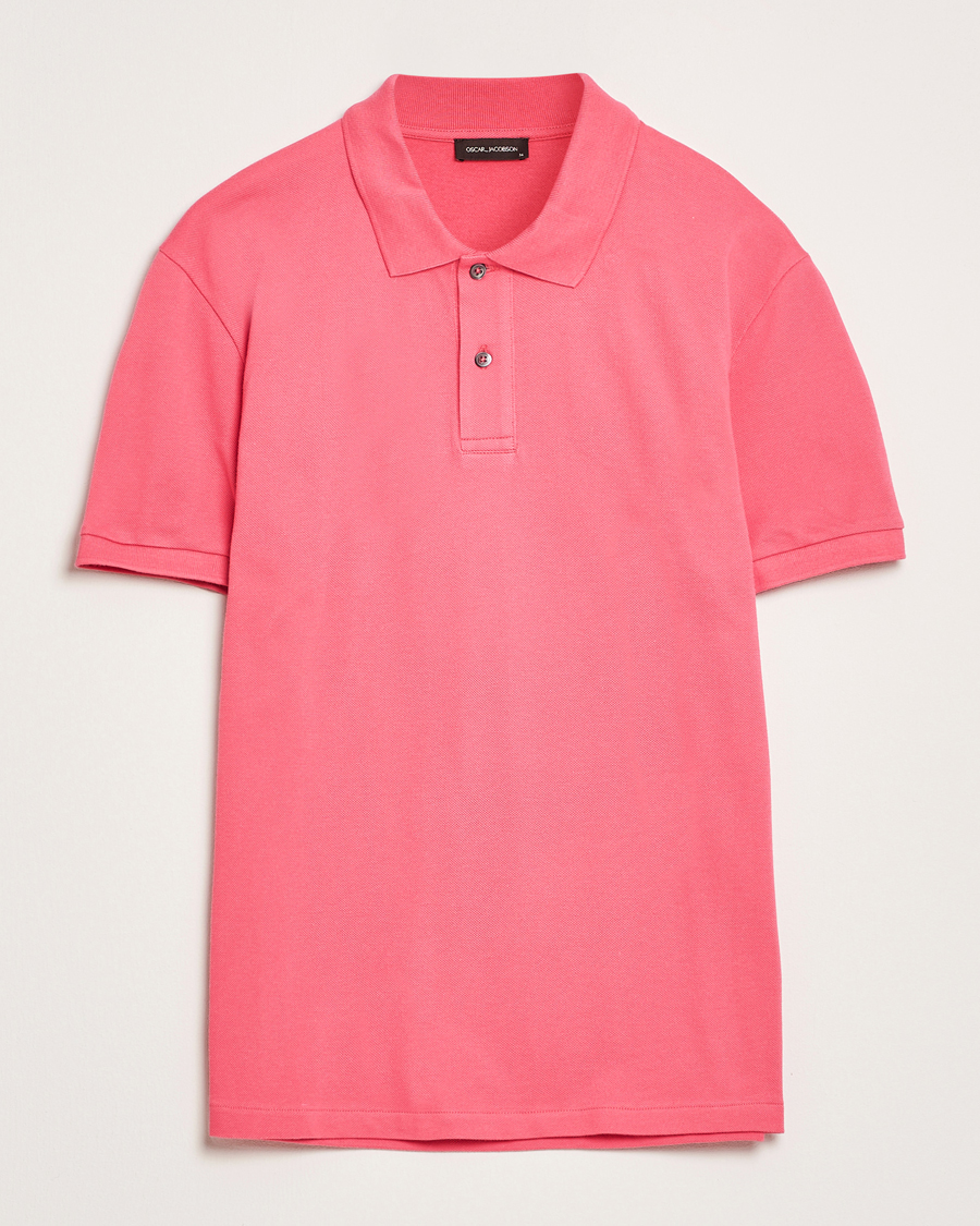 Oscar Jacobson Alex Cotton Polo Cinfandel Red