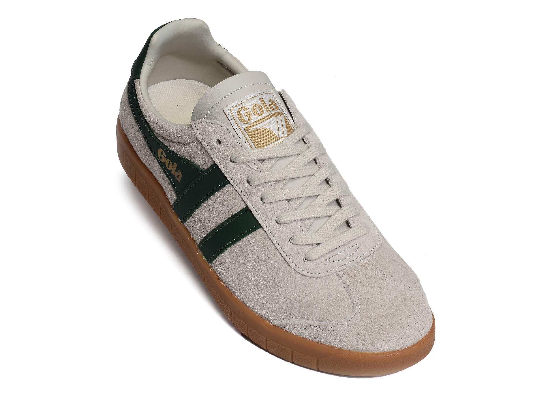Hurricane suede trainers beige vert