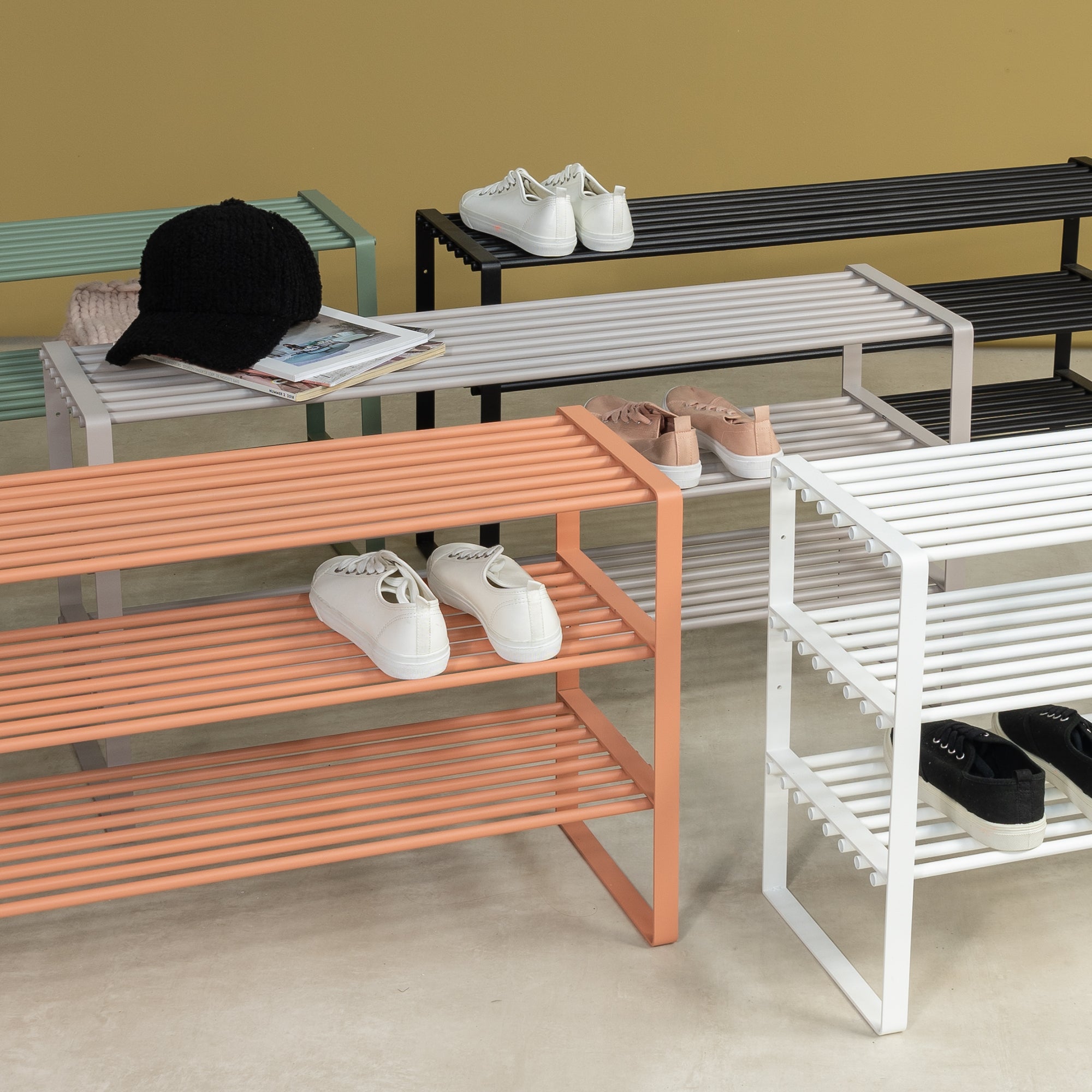 Spinder Design schoenenrek Rex SR 2 - Clay Terra - 100 cm