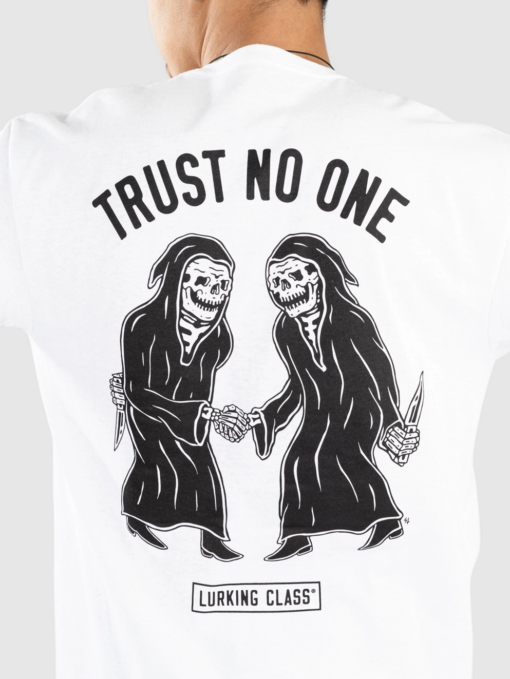 Lurking Class Trust No One T-Shirt white