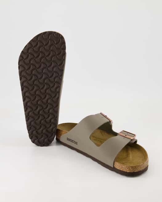 Birkenstock Arizona Pantoletten in Grau