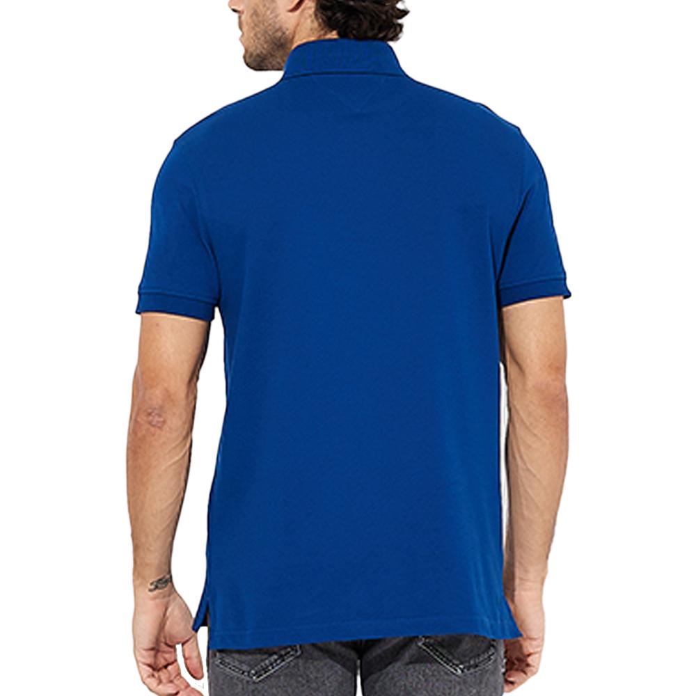 Tommy Hilfiger Polo Bleu Electrique Homme Tommy Hilfiger 1985 Regular