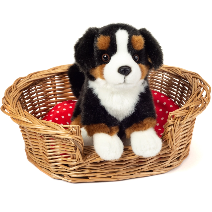 Teddy HERMANN® Berner Sennenhund sitzend, 21 cm