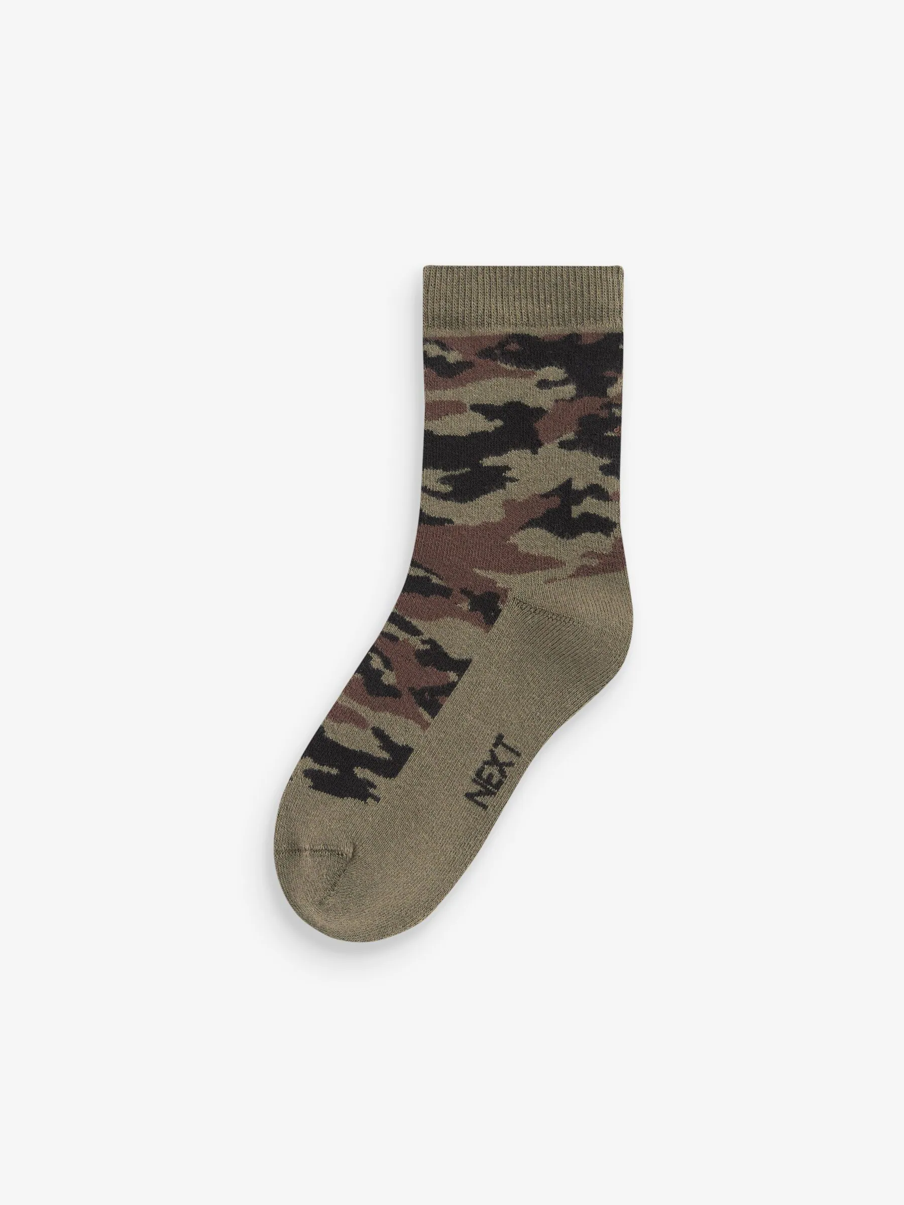 Camouflage - 5 Warme thermische sokken met hoog katoengehalte