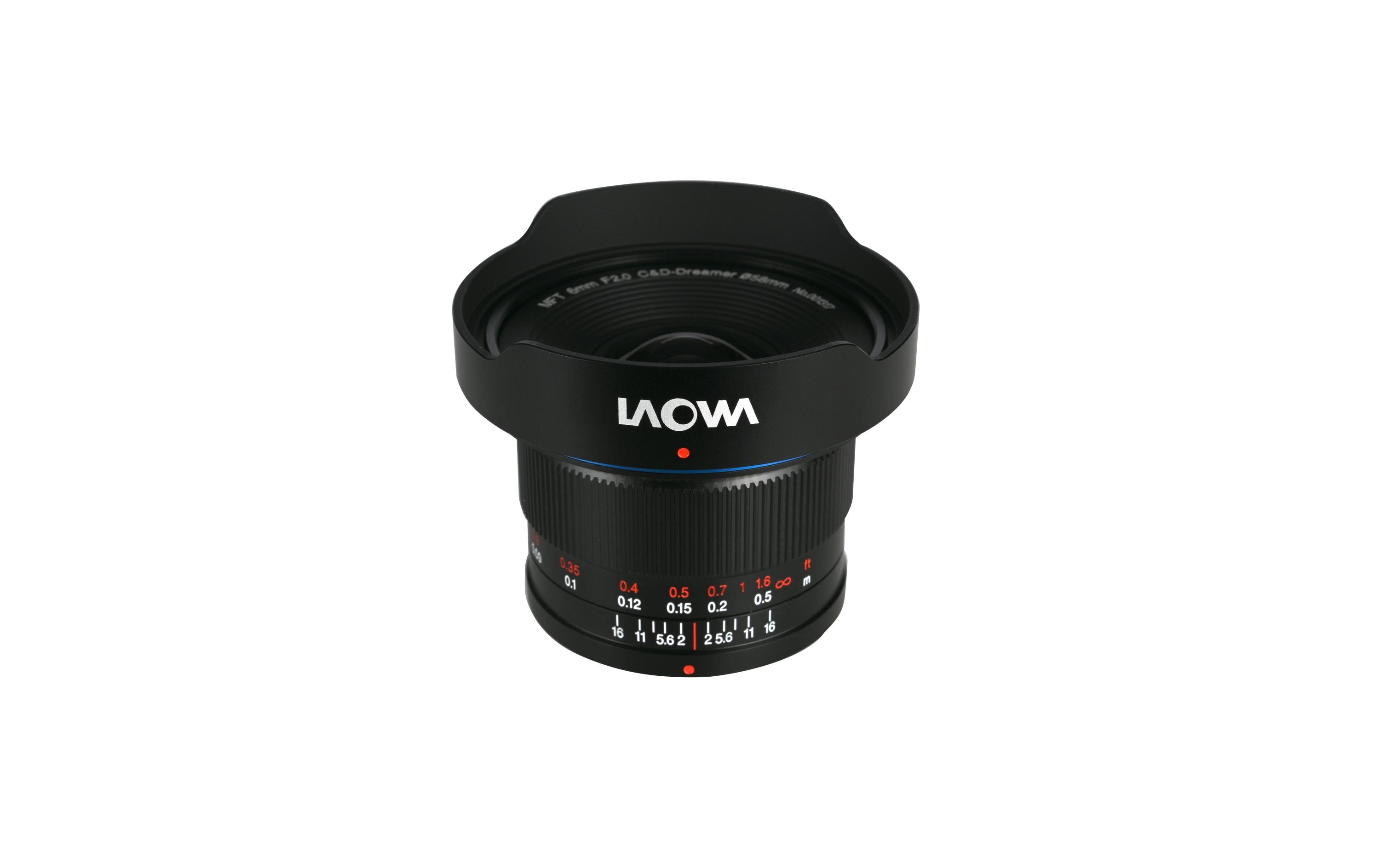 Festbrennweite 6 mm F/2.0 Zero-D MFT – MFT<br>Kompaktes Ultraweitwinkelobjektiv