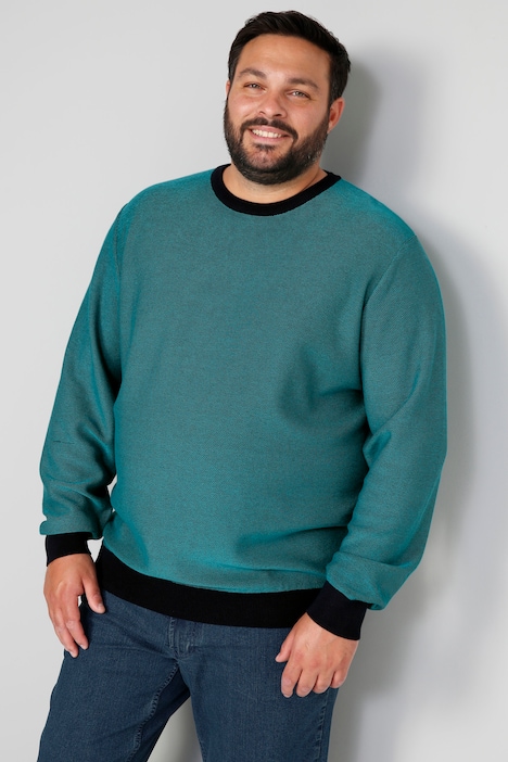 Boston Park Pullover, Bauchfit, Print, Rundhals, bis 80/82