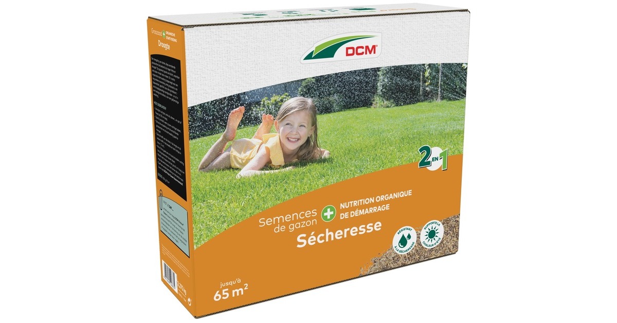 DCMGraszaad Plus Droogte 2,275 kg zaden  (Tot 65 m²)