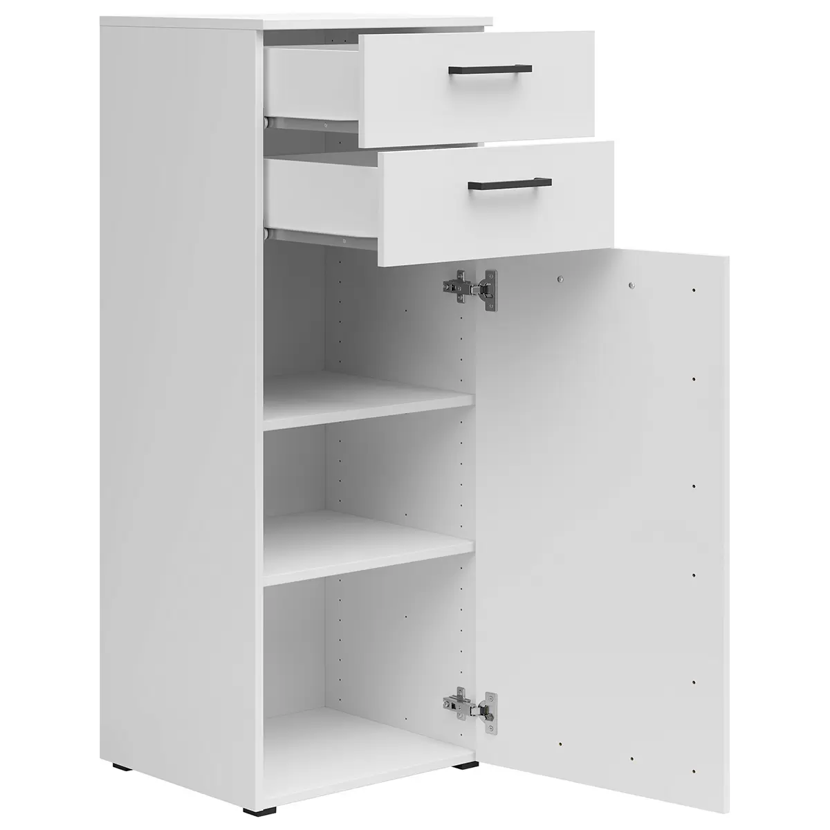 Kommode1T2L Cabinet weiss