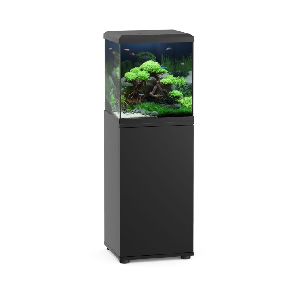 Juwel Vio Cube 54 Zwart set met Meubel