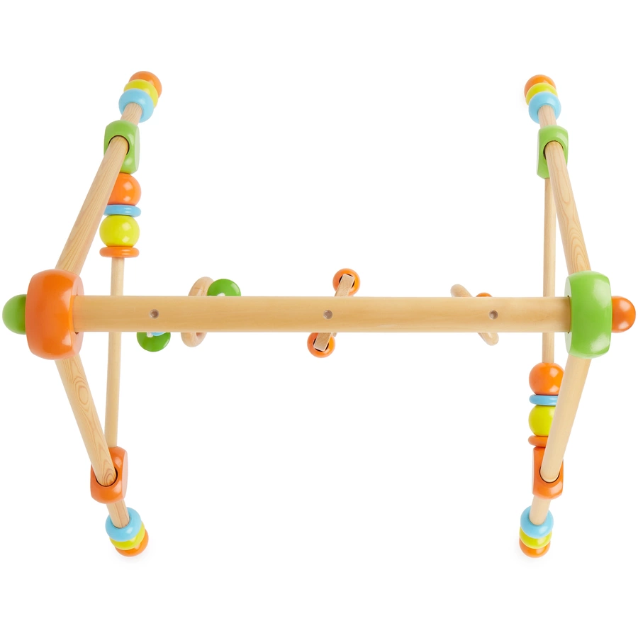 bieco Baby Holz-Gym mit Spielbogen