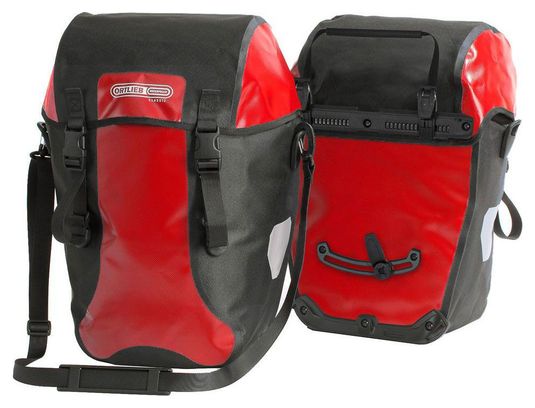 Paire de Sacoches de Porte-Bagage Ortlieb Bike Packer Classic 40L Rouge / Noir