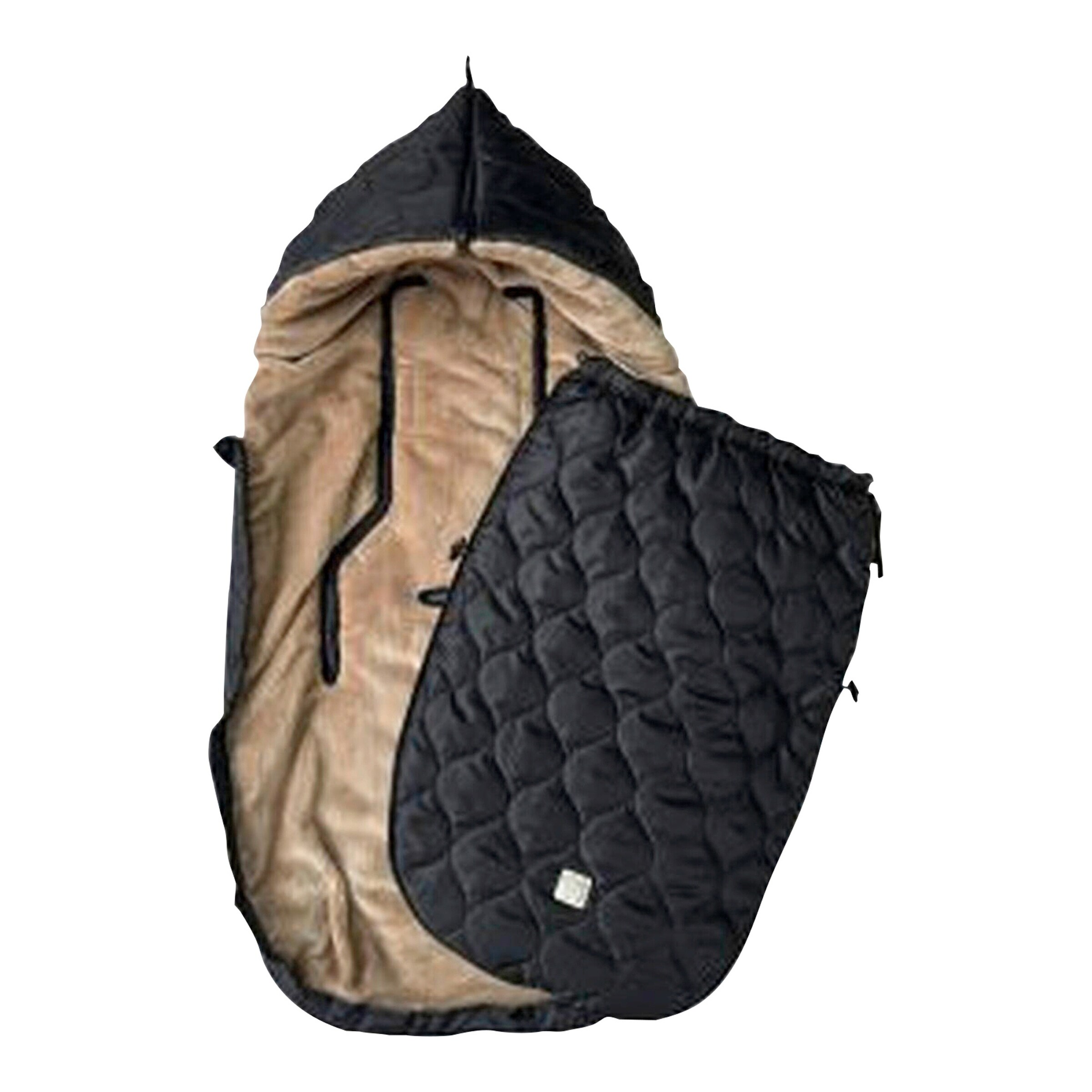 Kaiser Fußsack RECY XL black/light brown